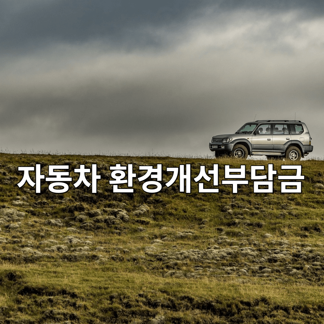 자동차-SUV-환경개선부담금