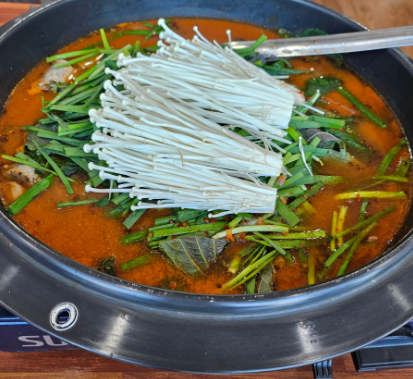 맛집 추천 도천 진짜순대 순대전골