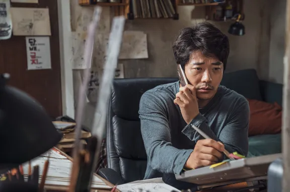 웹툰 작가가 된 암살 요원 준(권상우)