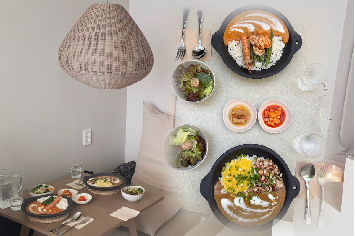  모닥식탁 | 딱새우, 돌문어 카레  맛집 추천 | 제주시 구좌읍 근처 음식점