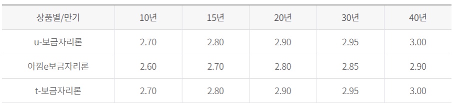  주택담보대출 LTV 90%, 주택담보대출 40년 이자