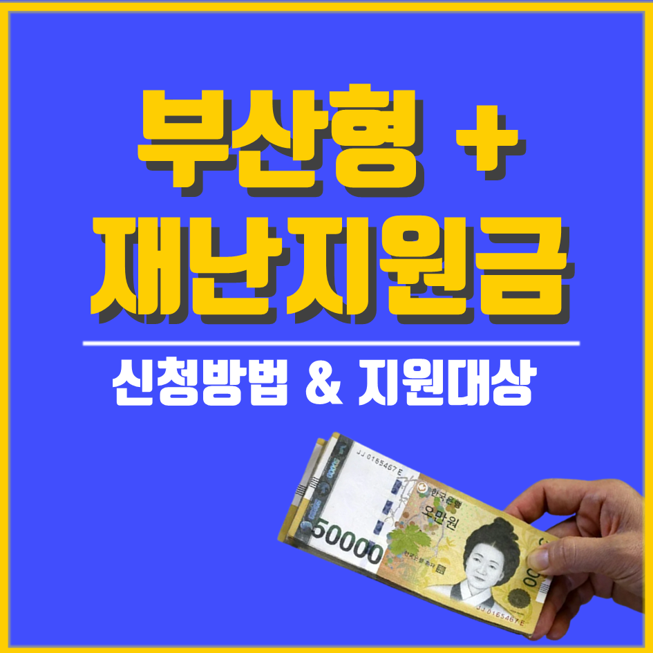  부산형 3차 재난지원금 & 플러스지원금 신청방법 및 지급대상
