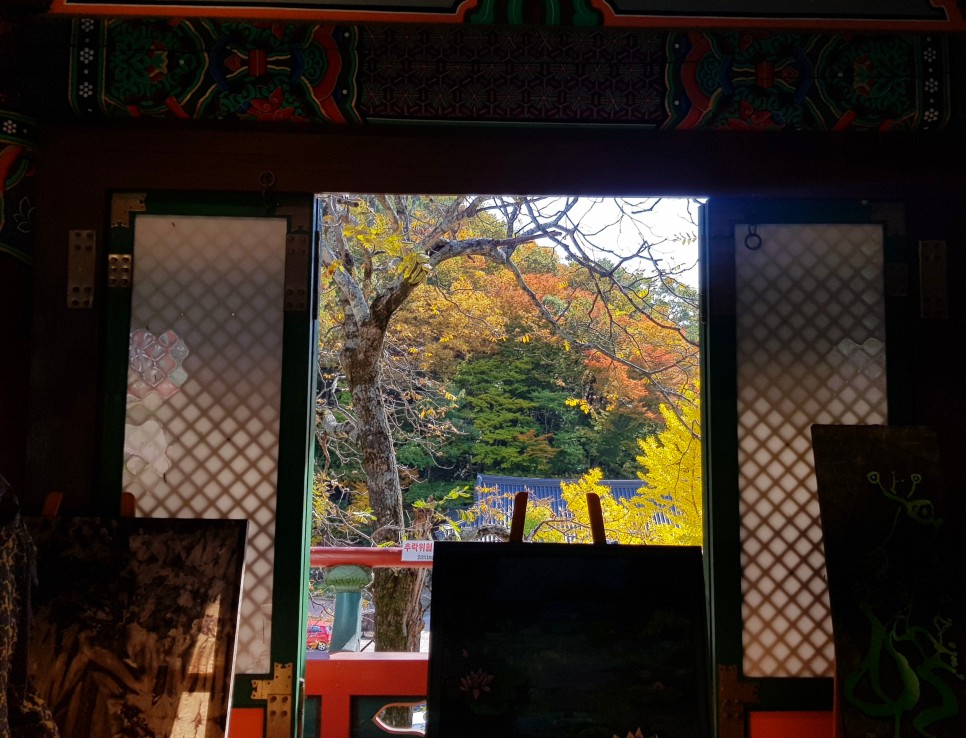 장소! 칠불사의 가을 풍경을 감상하세요:) 하동칠불사의 가을 멋진 자태를 품은 13