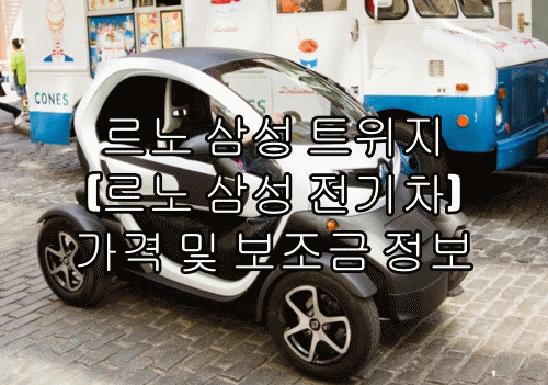  르노 삼성 트위지(르노 삼성 전기차) 가격 및 보조금 정보