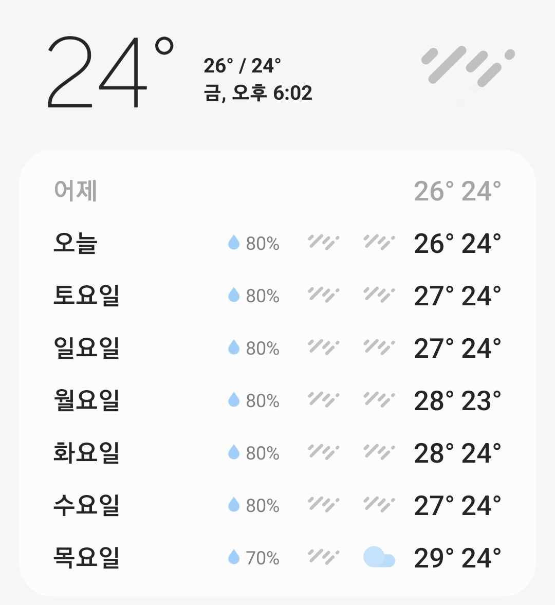 일기 예보