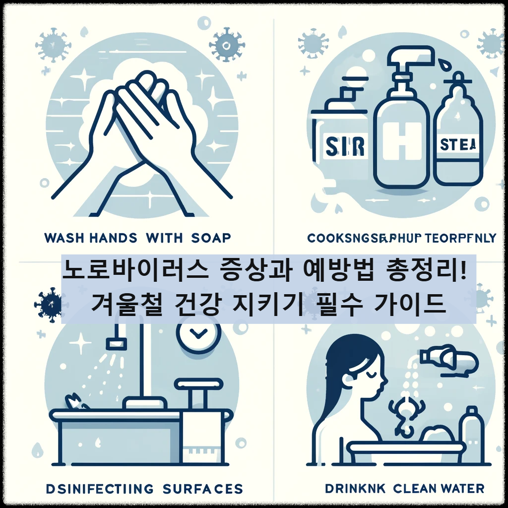 노로바이러스 증상과 예방법 총정리! 겨울철 건강 지키기 필수 가이드