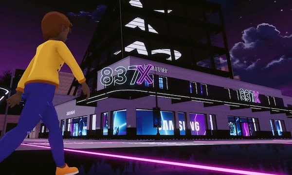  삼성, 메타버스에서 공개한 '갤럭시 S22'
