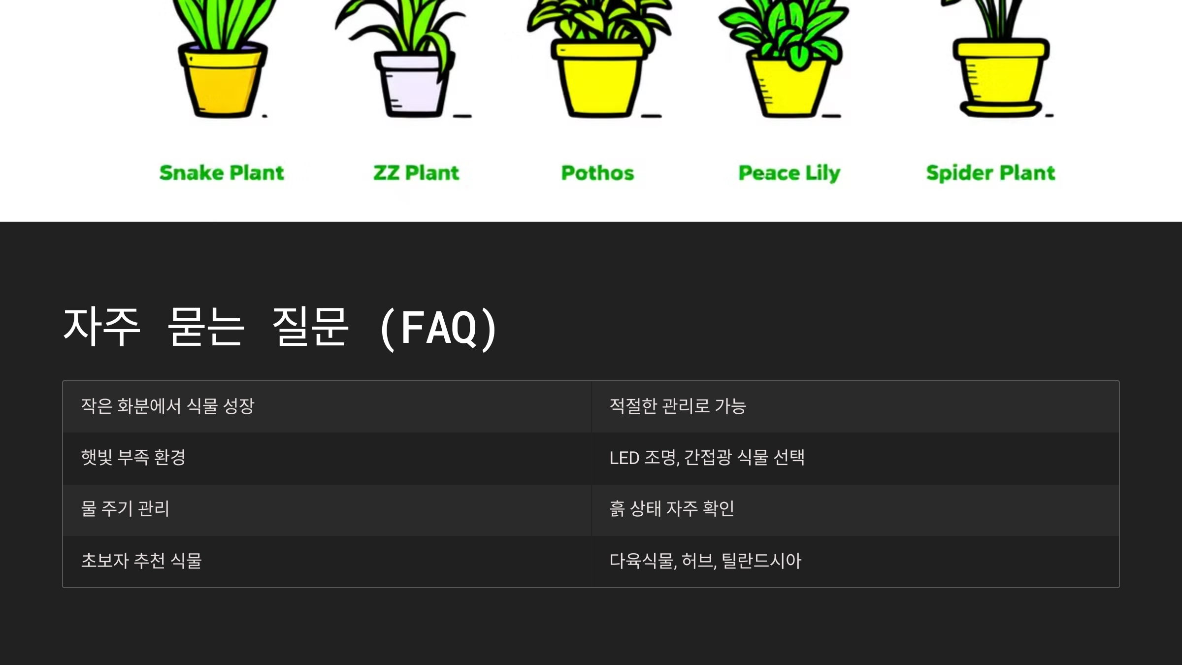 자주 묻는 질문 (FAQ)