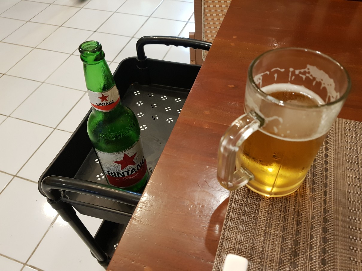 인도네시아 카라왕 일식 전문점 Mangetsu - 빈땅 맥주(Bintang)