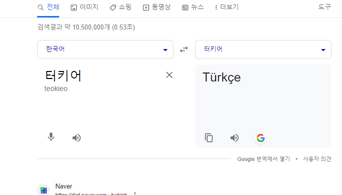 구글-번역기-터키어-번역-결과