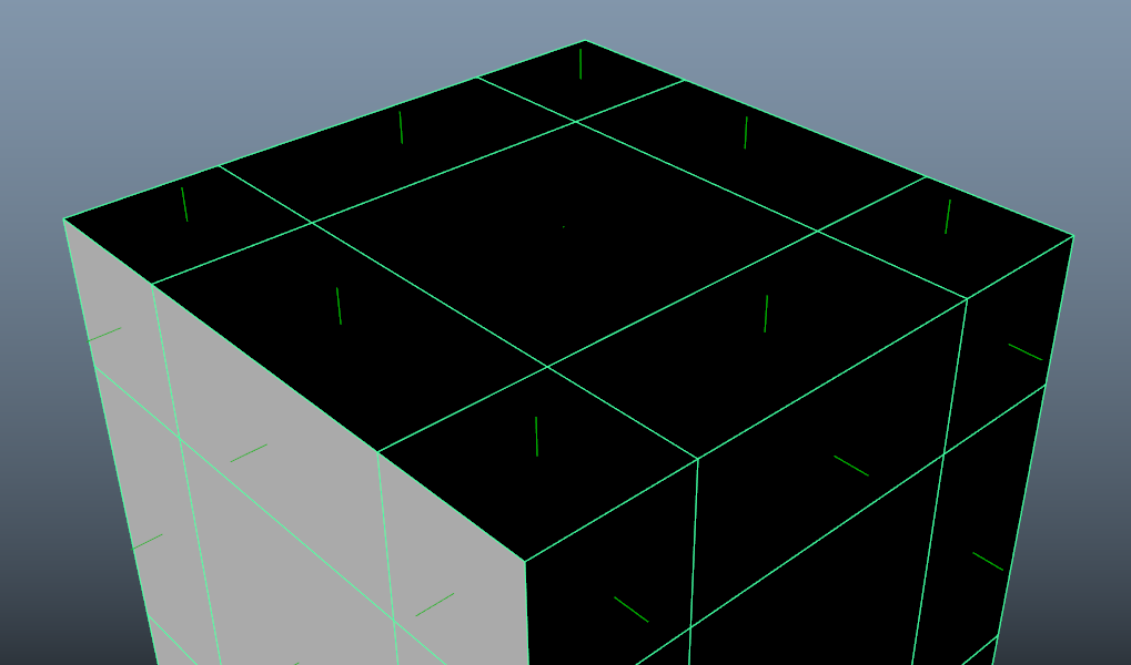 다시 일부 면이 뒤집어진 이미지
