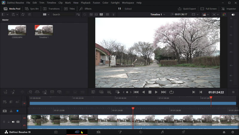 다빈치리졸브-컷(Cut) 페이지