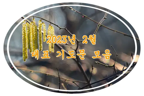 2023년 2월 대표 기도문 모음