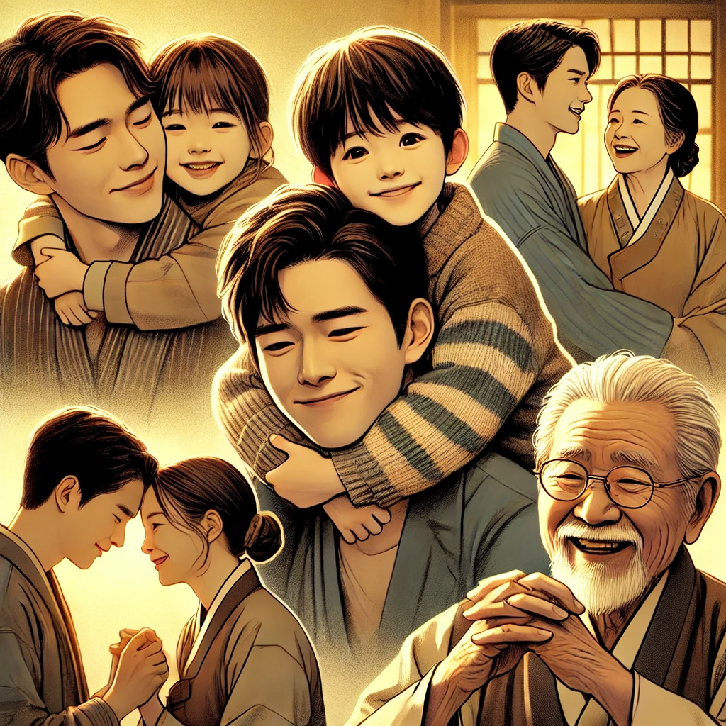 행복한 가족들