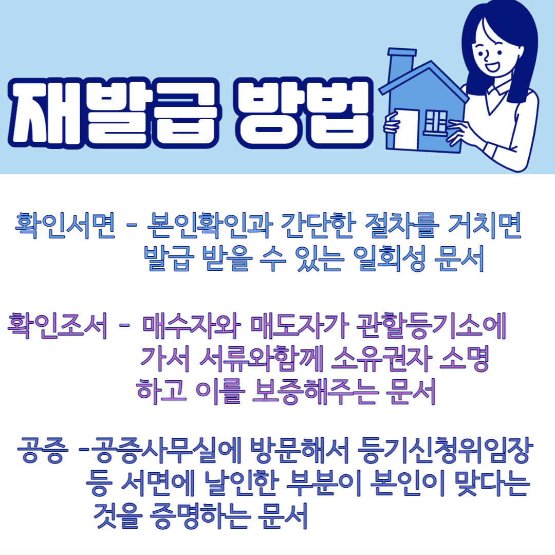 등기권리증 분실