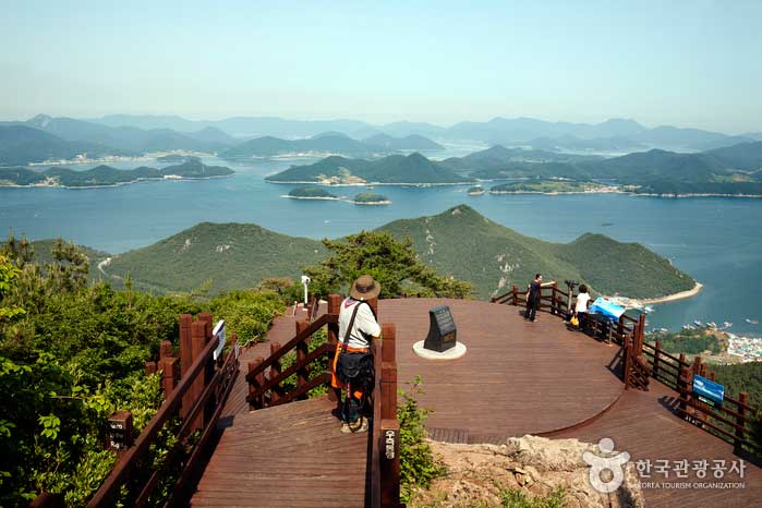미륵산 등산