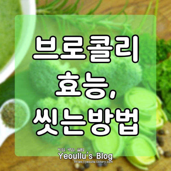  브로콜리 씻는방법, 효능 알아보기