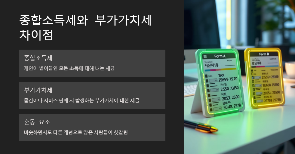 종합소득세 신고 시 부가가치세와의 관계 이해하기