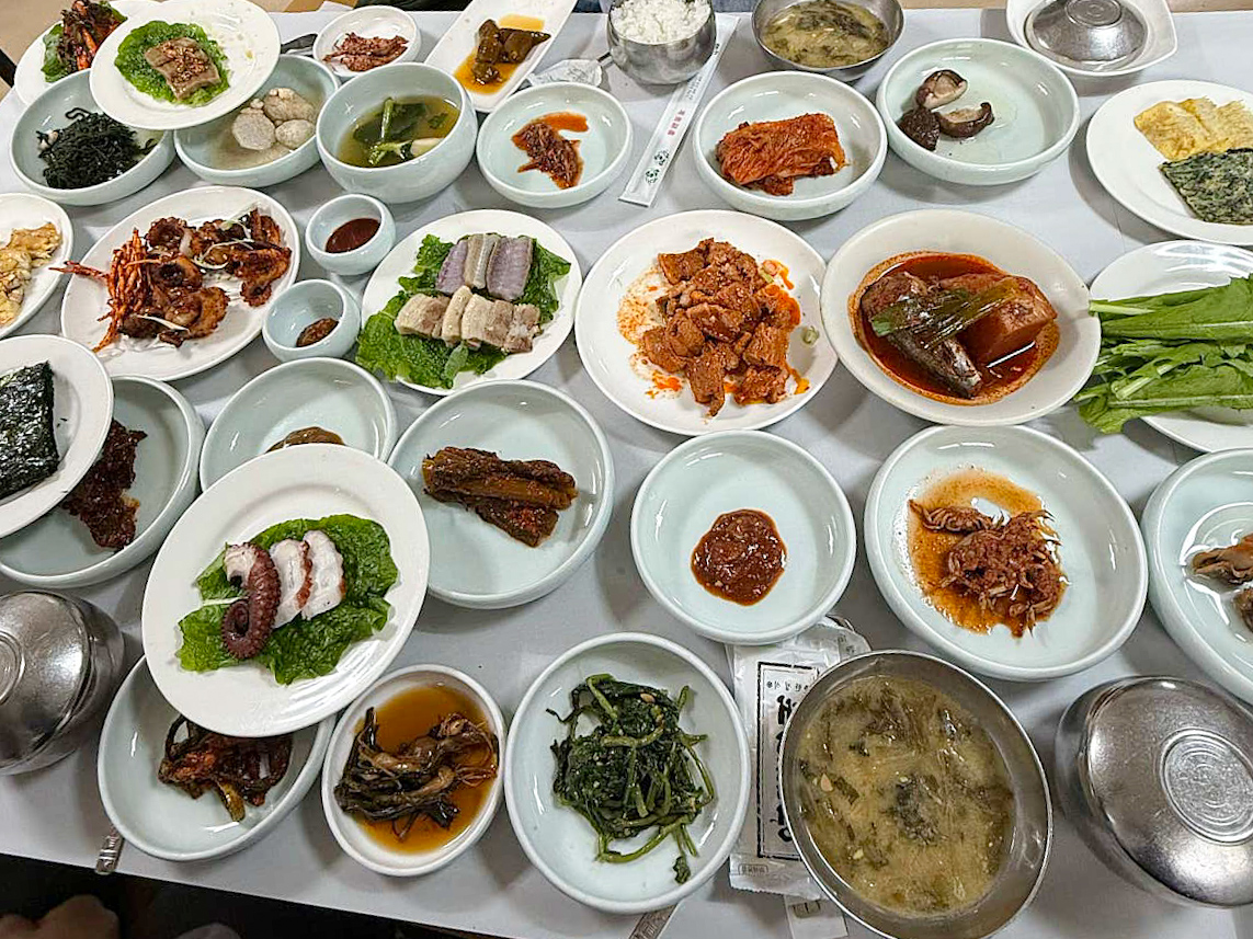 한국인의 밥상 전라도 한정식 수라상 메뉴 사진