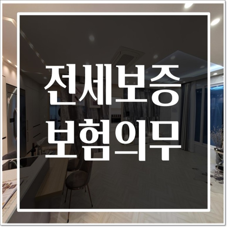 8월 전세 보증보험 전세보증보험 의무