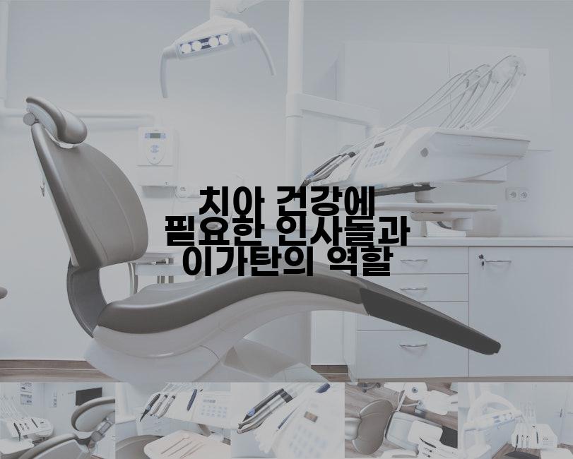 치아 건강에 필요한 인사돌과 이가탄의 역할