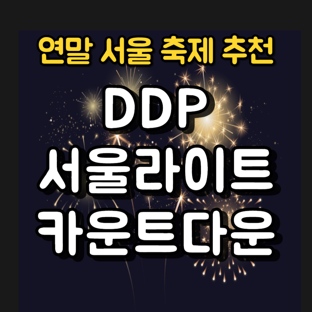 서울라이트 DDP 연말 축제
