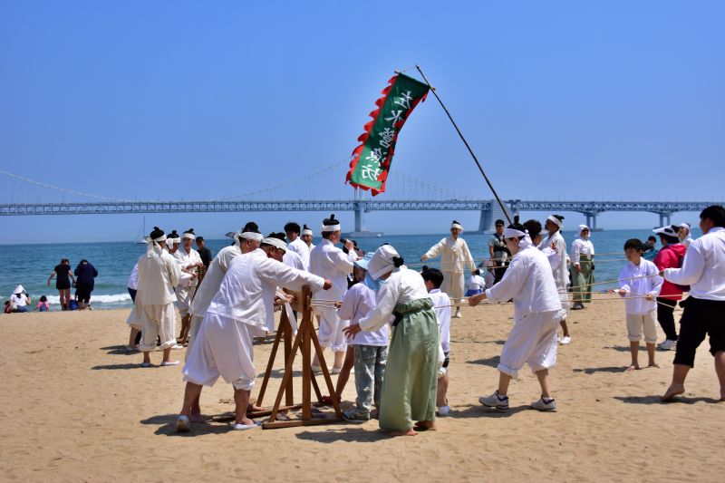 광안리 어방축제 풍경