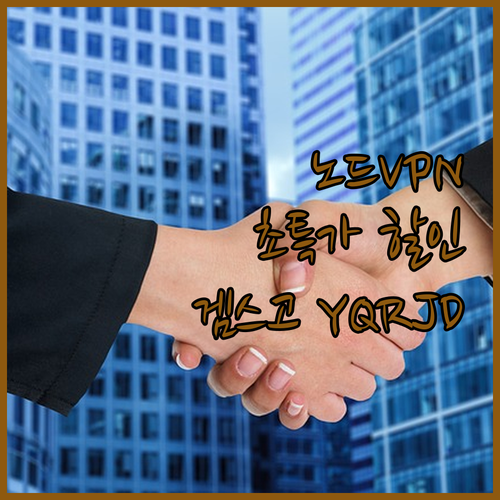 노드VPN 싸게 쓰는 법, 겜스고 Y