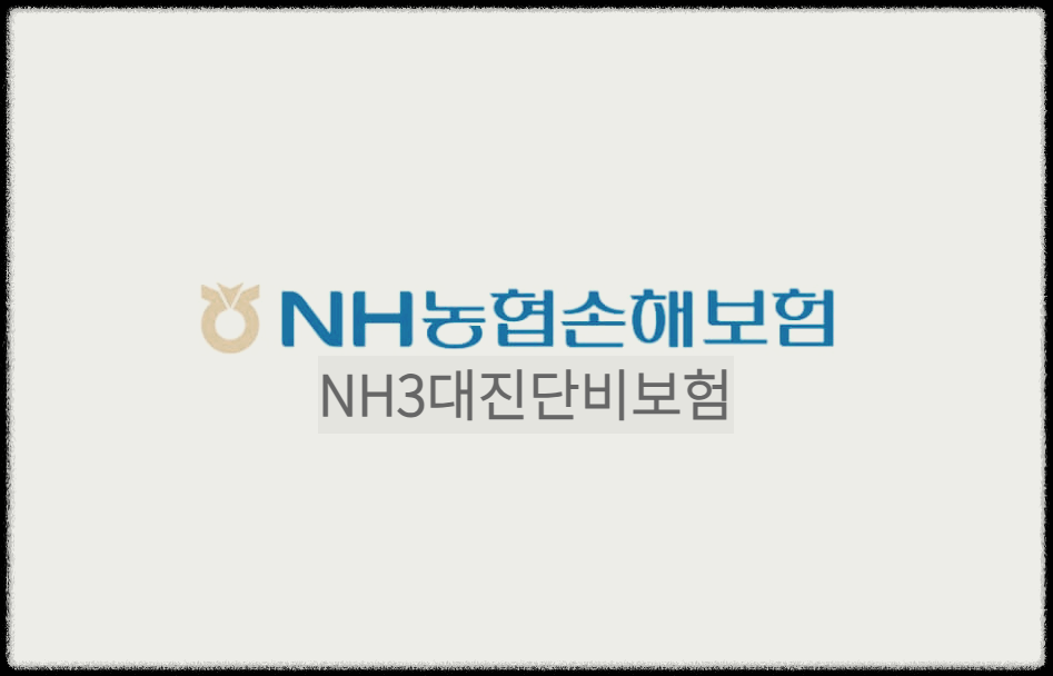  (무)NH3대진단비보험 : 대한민국 3대질병에 대해 실속있는 보장을 해주는 보험