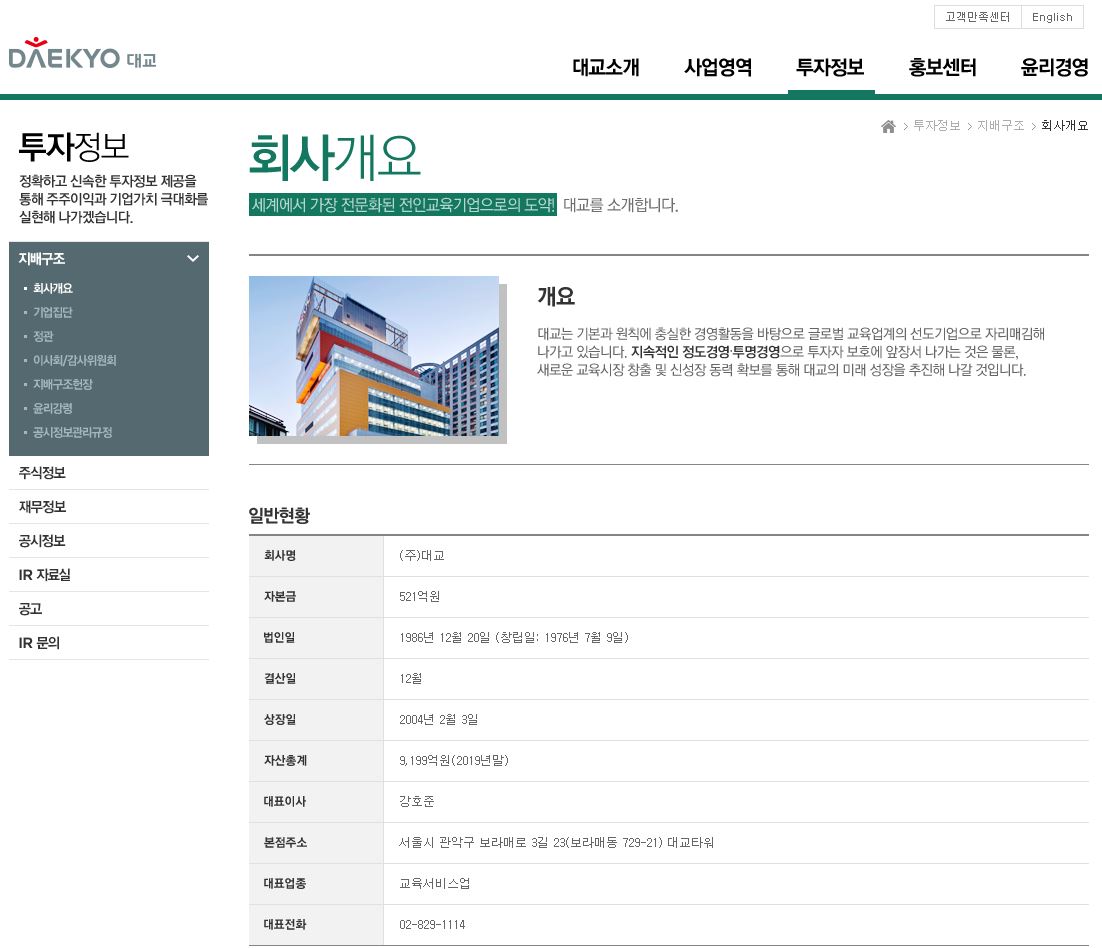  대교우 배당금 입금(2020년 배당금)