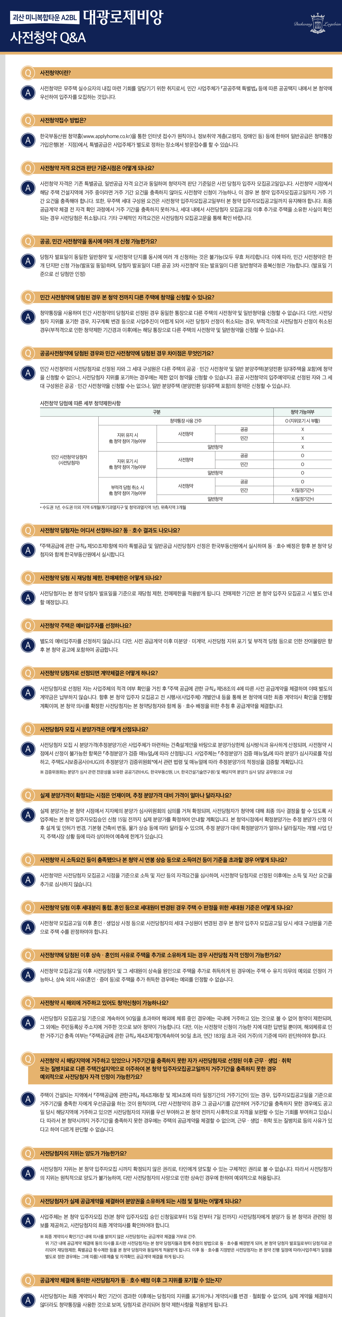 괴산-미니복합타운-대광로제비앙-사전청약-제도-Q&A