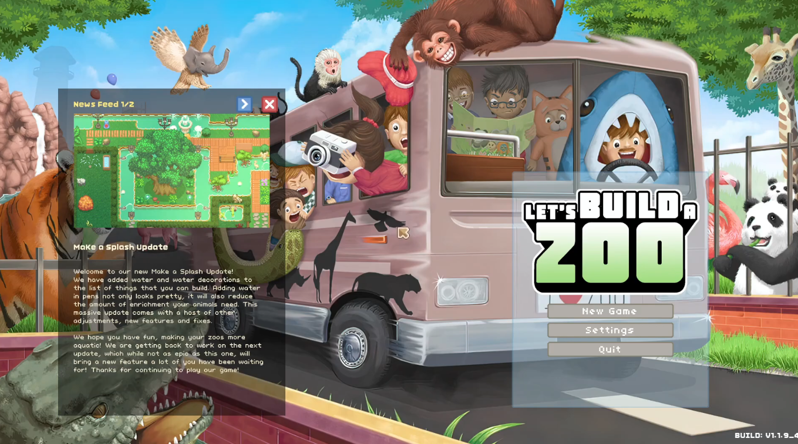  [게임리뷰]혼종교배와 동물을 만들자! 렛츠빌드어주(Let's Build a Zoo)