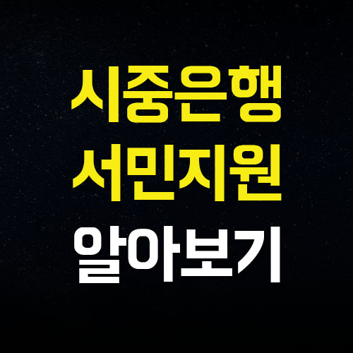  은행권 민생 자율 지원 프로그램 시작 총 6천억원 규모