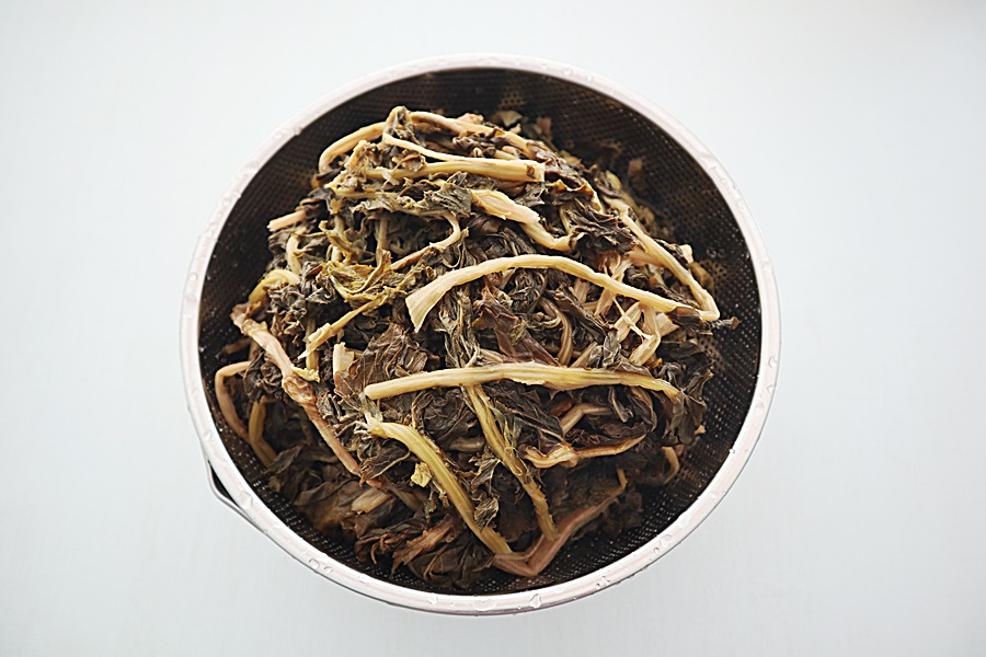 시래기삶는법 2