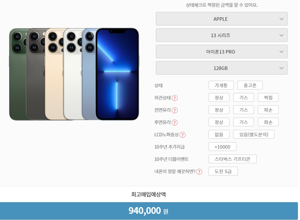  중고폰 시세 사이트 정리 시티즌 민팃 소녀폰