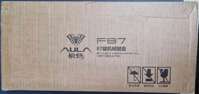 AULA F87 Pro 배송상자