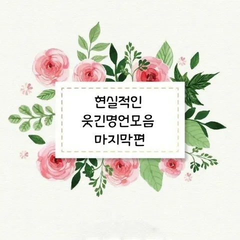 웃긴 명언 모음 웃긴 술명언 100선_3