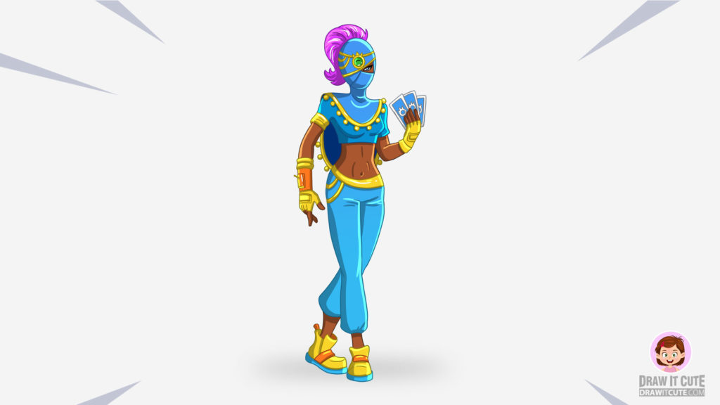 브롤스타즈 색칠공부 8등신 아이리스 타라