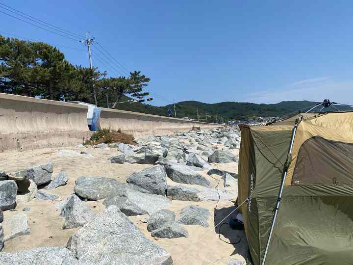 백석해수욕장-전경