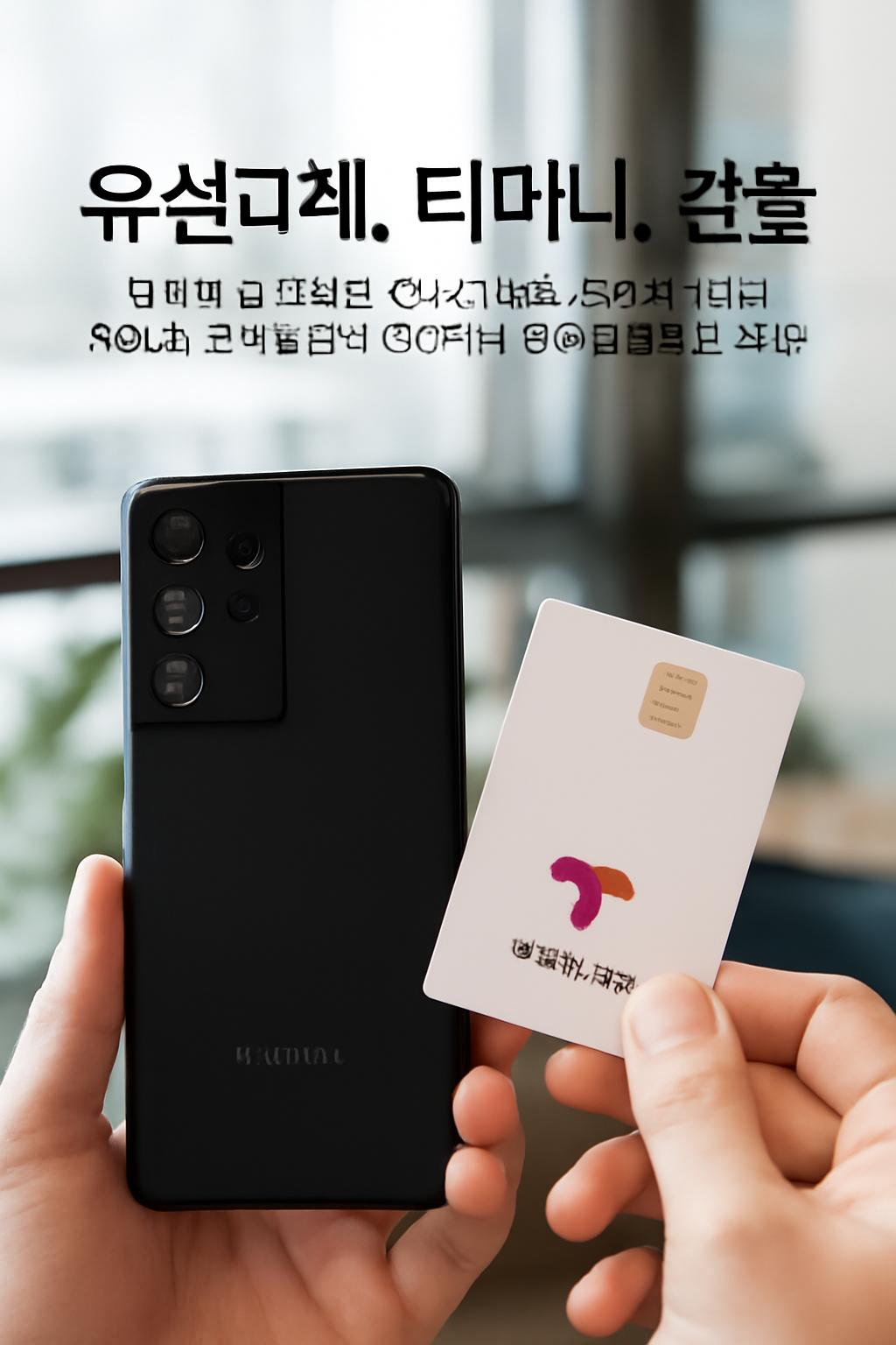 유심교체 티머니 환불