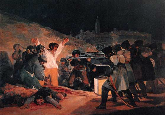 고야의 사회 비판 예술: 1808년 5월 3일