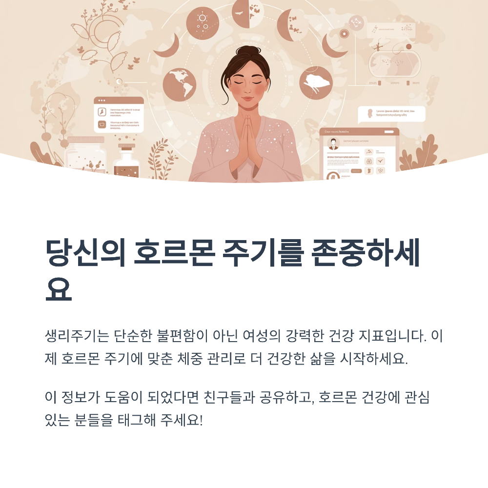 2025년 생리주기 동기화 다이어트: 호르몬 리듬에 최적화된 3개월 -5kg 전략