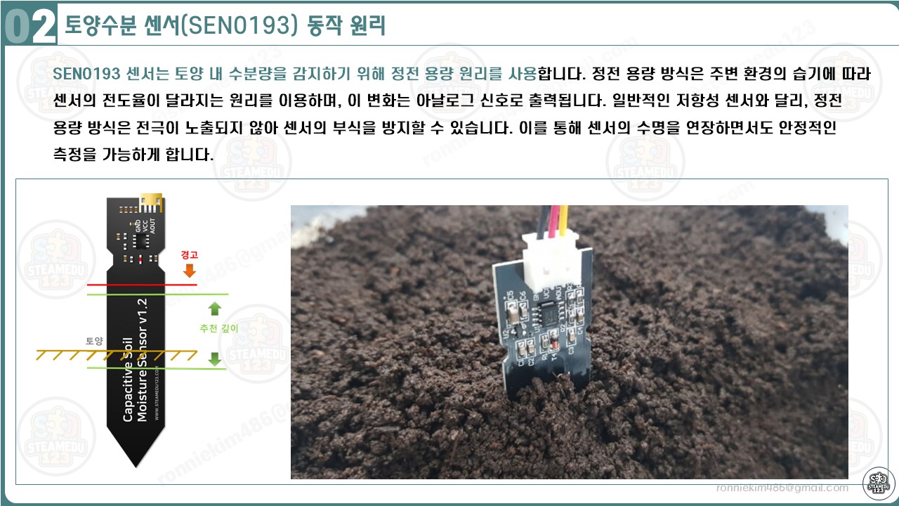 [아두이노][센서] SEN0193 토양 수분 측정 센서로 실시간 토양 수분 모니터링 프로젝트