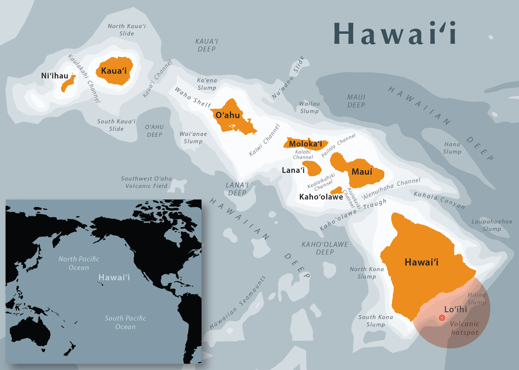 Hawaii Island Map