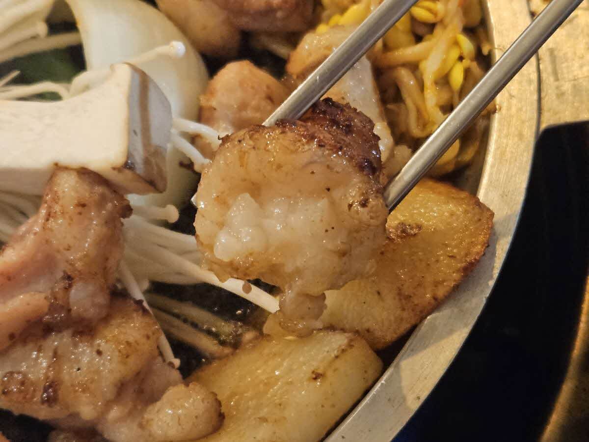 대창의 고소한 소기름