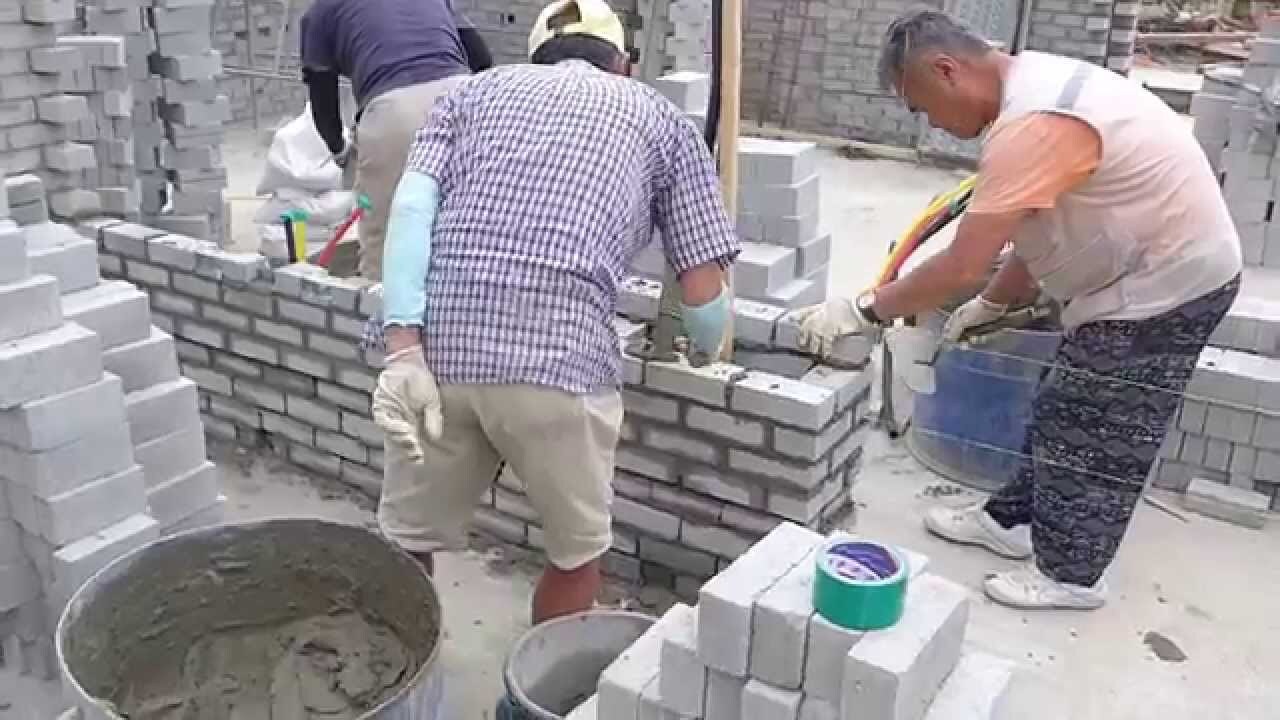  벽돌쌓기 수량 계산법