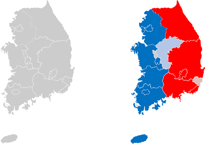 대한민국지도