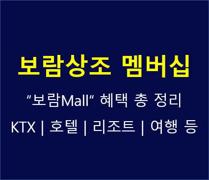  보람몰 멤버십 혜택 할인 - 보람상조몰 | KTX 호텔 리조트 여행 가전
