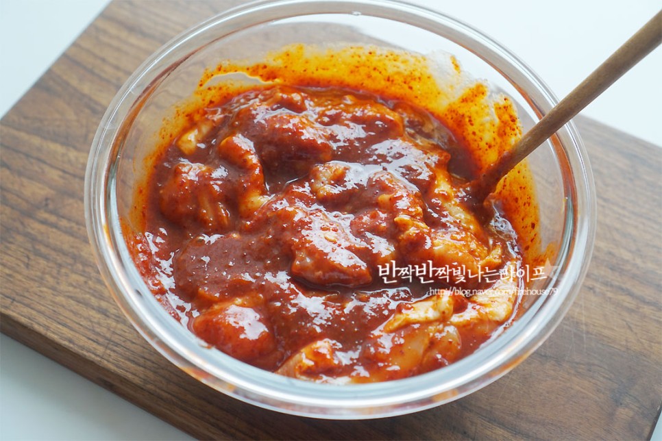 닭갈비 볶음밥 만들기 닭갈비 레시피 치즈 닭갈비 12