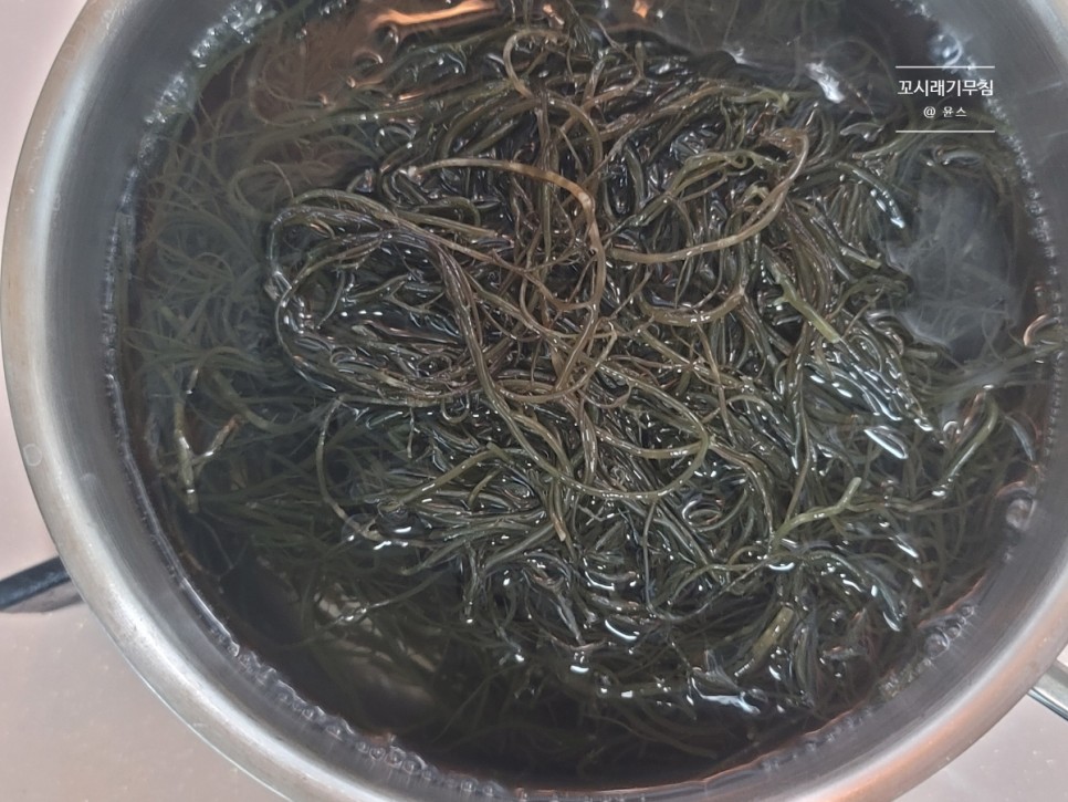 꼬시래기무침 만드는법 겨자소스 8